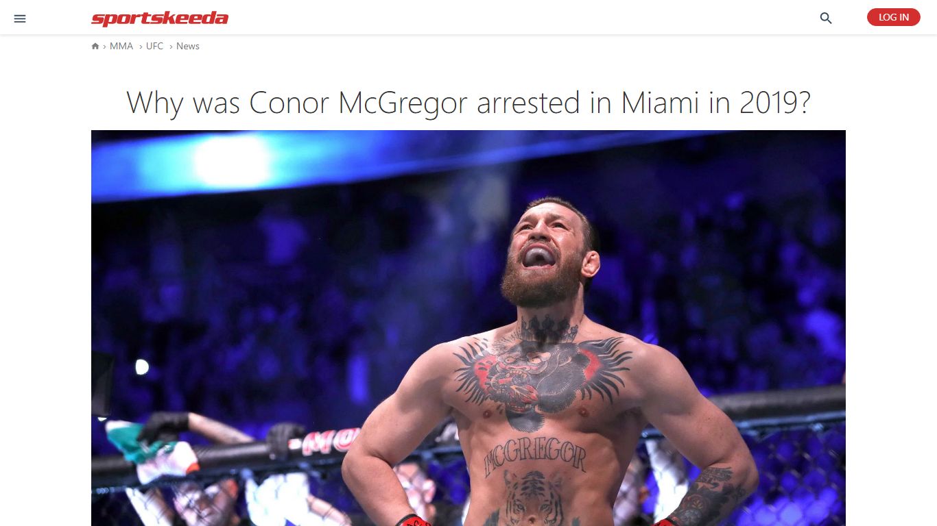 Why was Conor McGregor arrested in Miami in 2019? - Sportskeeda